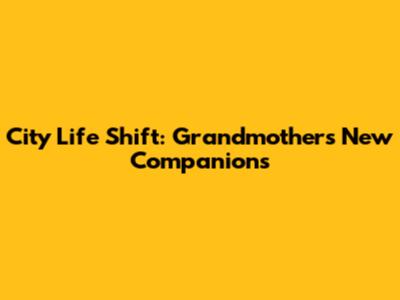 City Life Shift: Grandmother's New Companions